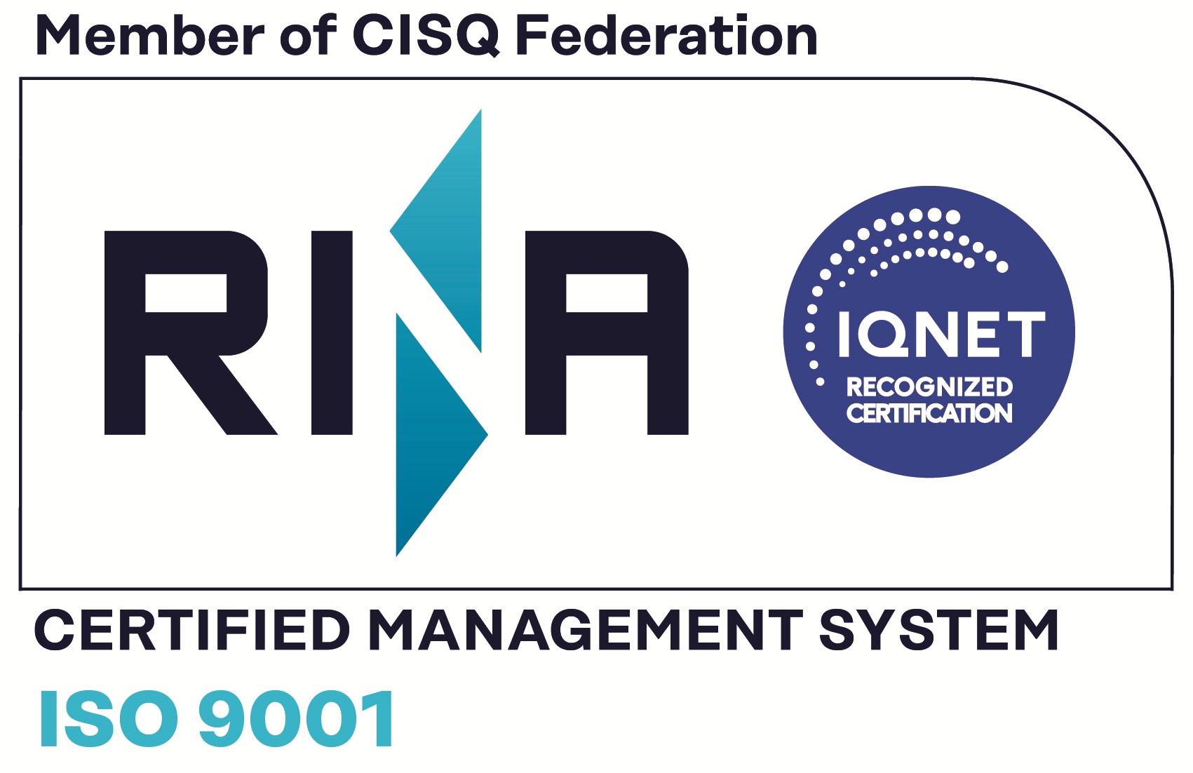 Certificazione Rina – ISO 90012015